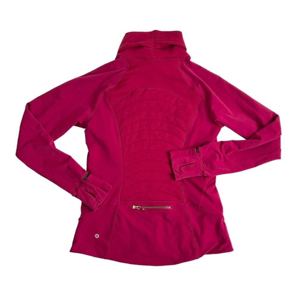 Lululemon Pink Berry Rumble Fleece Out Jacket - Picture 2 of 6